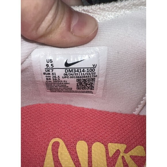 Nike Women’s Pegasus Turbo Next Nature Running‎ Size 9.5 White DM3414-100 NWOB - Picture 5 of 8